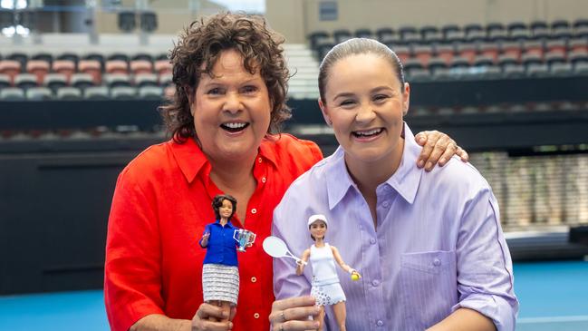 Evonne Goolagong Cawley and Ash Barty have been immortalised as Barbie dolls. Photo: supplied