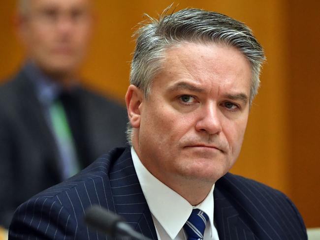 Finance Minister Mathias Cormann described the meeting as a “courteous and professional discussion”. Picture: AAP Image/Mick Tsikas