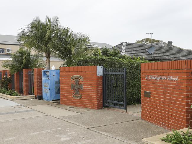 St Christopher's Catholic Primary in Panania. Picture: Dylan Robinson