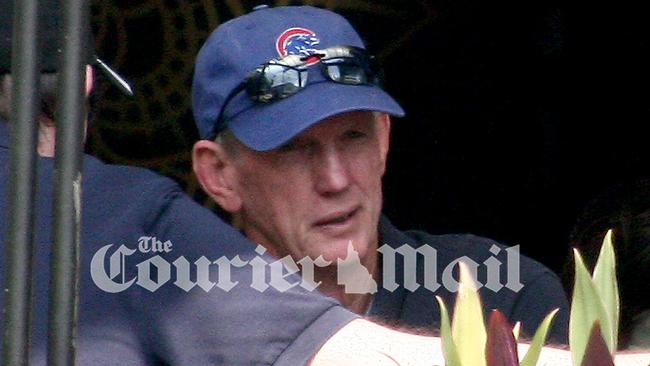 Wayne Bennett, seen Sunday having lunch at South Bank, will now link up with the Rabbitohs.