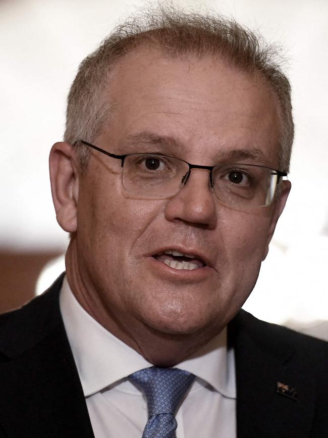 Prime Minister Scott Morrison. Picture: Olivier Douliery/AFP