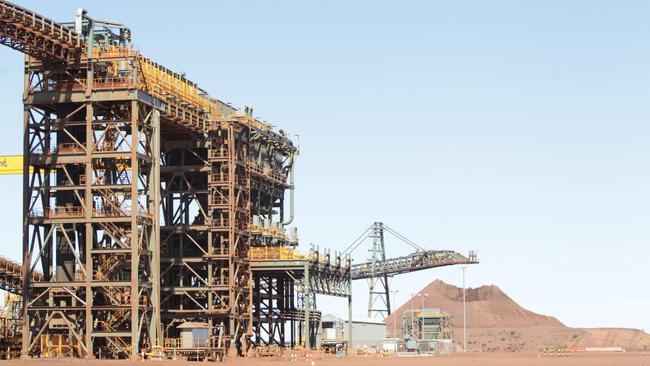 The Jimblebar ore mine in the lucrative Pilbara region. Picture: Colin Murty