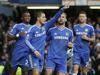 Hazard treble puts Chelsea top 