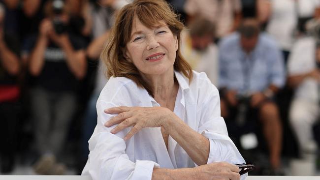 British singer and actress Jane Birkin poses during a photocall at the 74th edition of the Cannes Film Festival in Cannes, in 2021. Picture: AFP