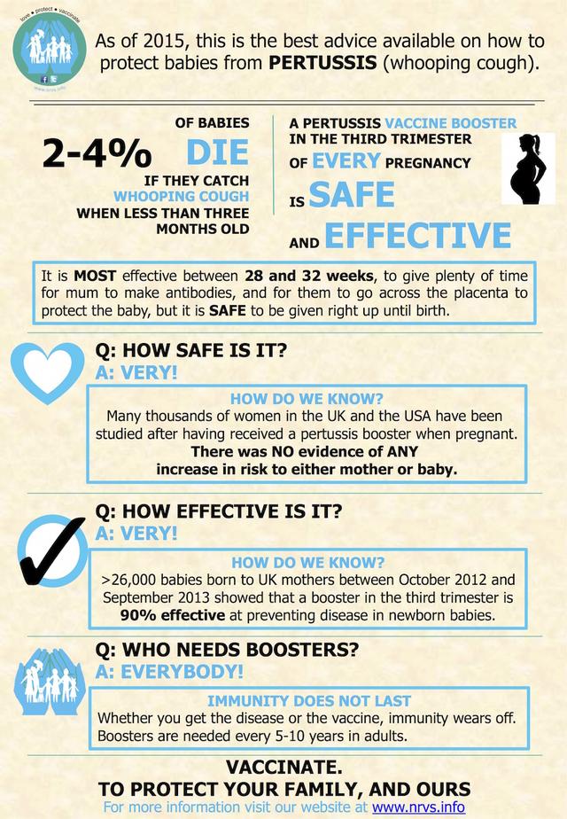 third trimester pertussis boosters