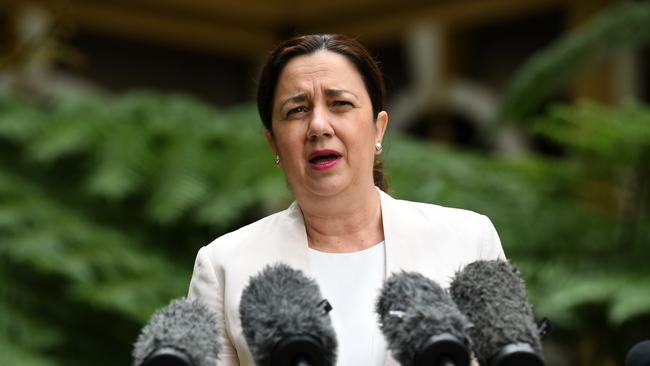 Queensland Premier Annastacia Palaszczuk has flagged tougher travel restrictions (AAP Image/Dan Peled)