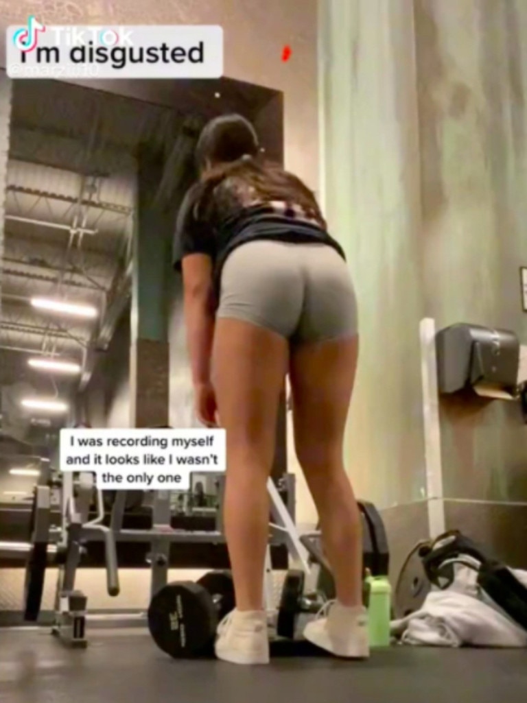 Man caught filming woman at the gym in creepy TikTok video