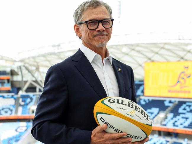 Les Kiss will take charge of an AUNZ Invitational XV playing against the British and Irish Lions in July. Picture: Saeed KHAN / AFP