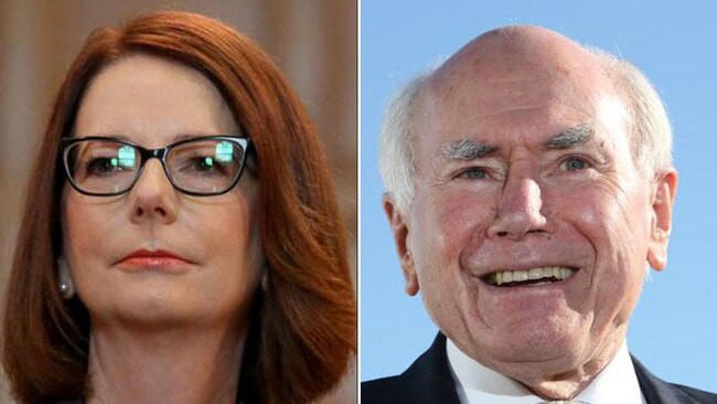 Julia Gillard and John Howard are the "gold standard'' of how to conduct yourself after losing the Prime Ministership.