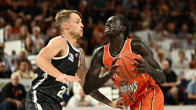 Bul Kuol is one of the NBL’s most ferocious competitors, but more often than not it gets him in foul trouble. Picture: Getty Images