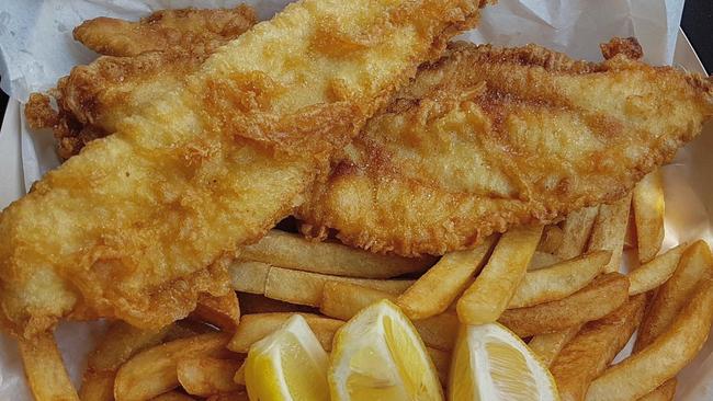 A sample of the offering at The Fish Shop in Burrill Lake.