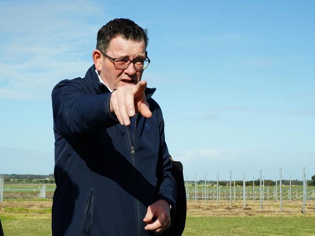 MELBOURNE AUSTRALIA - NewsWire Photos JULY 21, 2023: Victorian Premier Dan Andrews is seen prior to  a press conference in Mannerim .Picture: NCA NewsWire / Luis Enrique Ascui