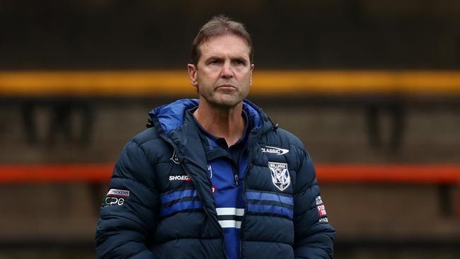 Mick Potter is in the hot seat at the Bulldogs. Picture: Jason McCawley/Getty Images