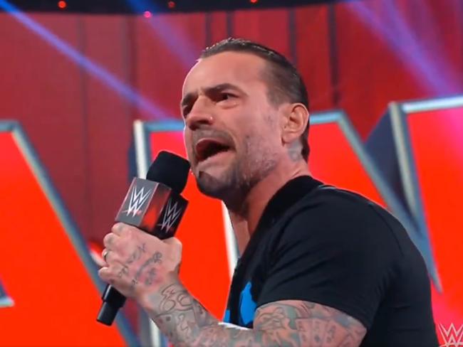 CM Punk is out of the Elimination Chamber. Photo: Twitter