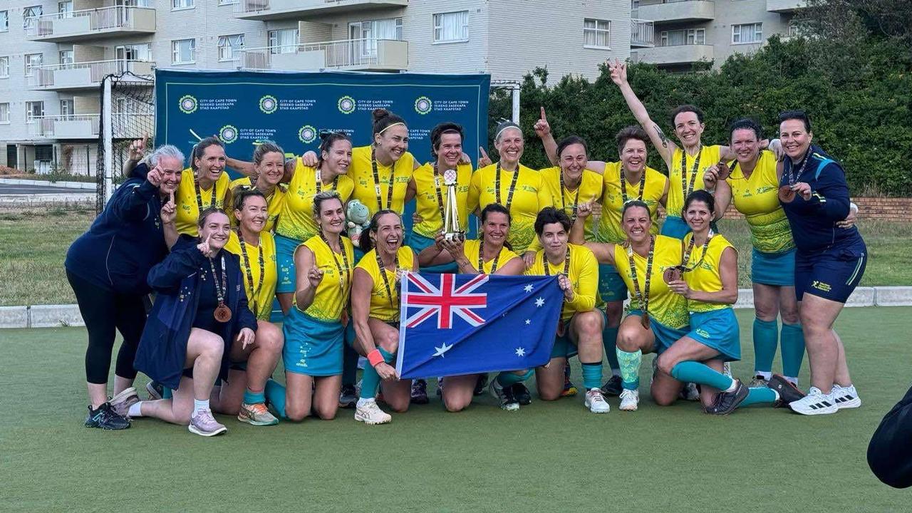 Australian women's over-35 IMC hockey team. Picture: Supplied