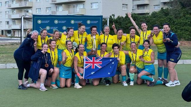 Australian women's over-35 IMC hockey team. Picture: Supplied