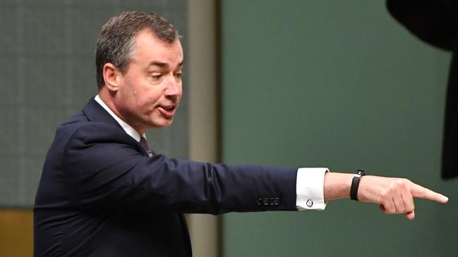 Human Services Minister Michael Keenan will move income support rorters to a new system. Picture: AAP Image/Mick Tsikas