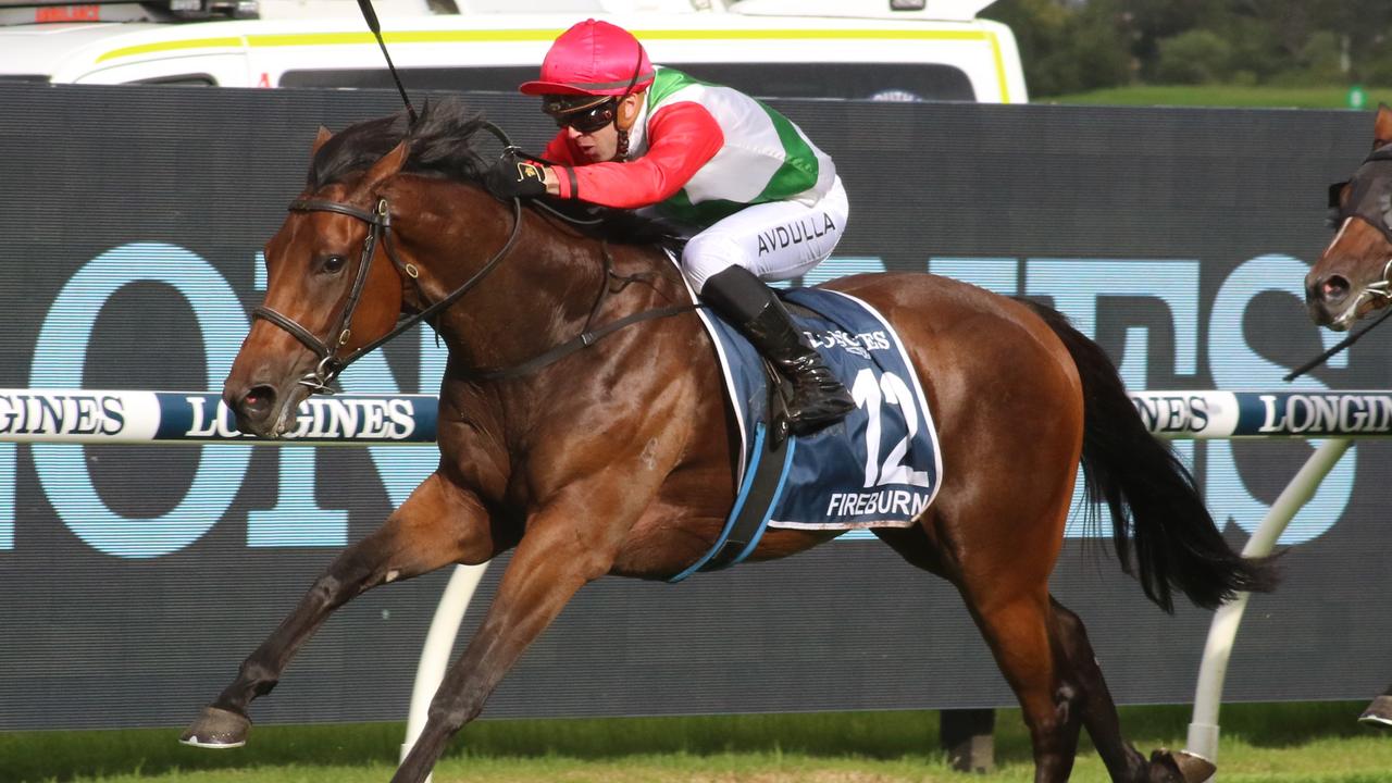 Fireburn can land her third Group 1 in the Flight Stakes over the mile on Saturday. Picture: Grant Guy