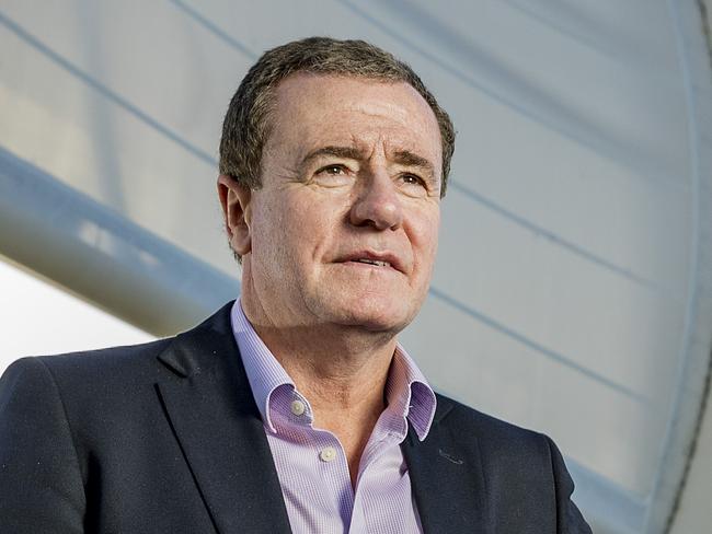 Titans CEO Graham Annesley out the front of CBUS Super Stadium in Robina.  Picture: Jerad Williams