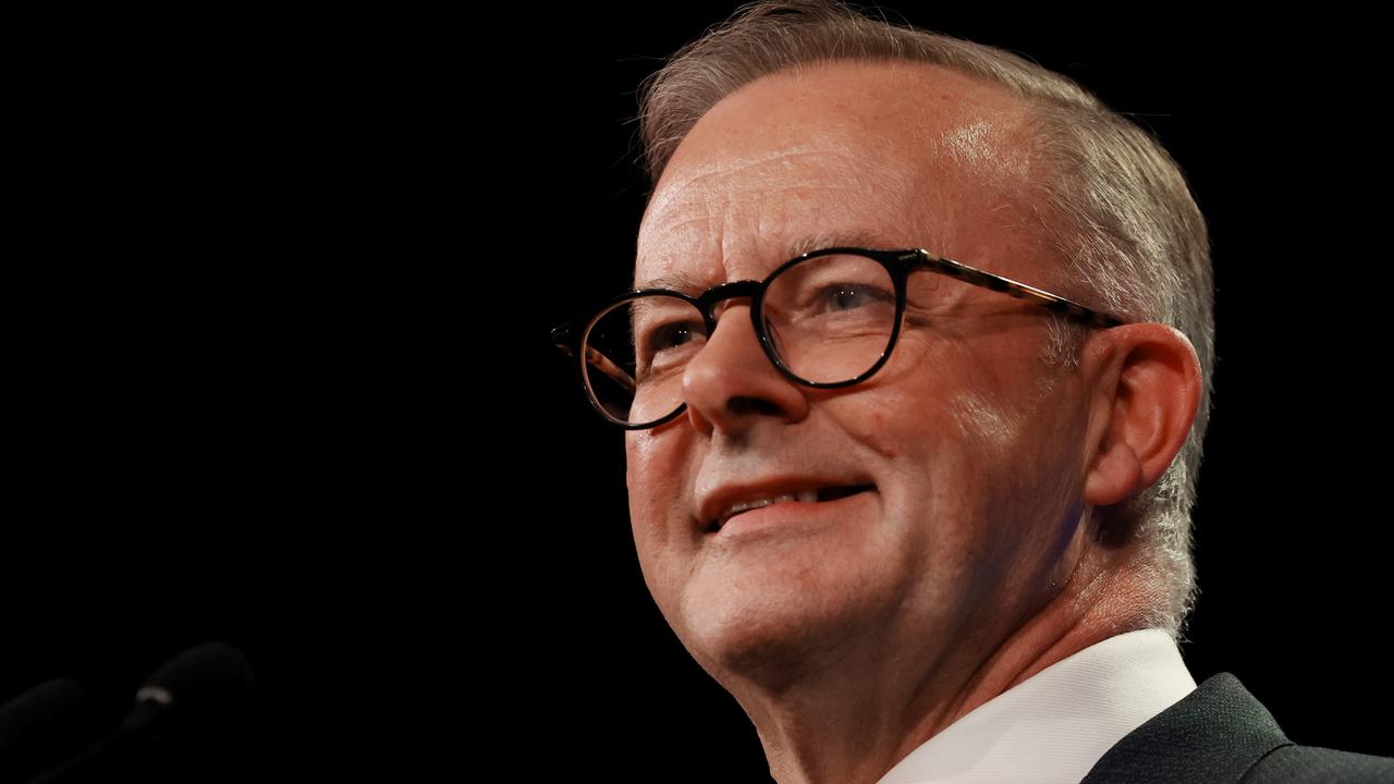 Labor Leader Anthony Albanese crushed Scott Morrison’s re-election hopes. Picture: Lisa Maree Williams/Getty Images