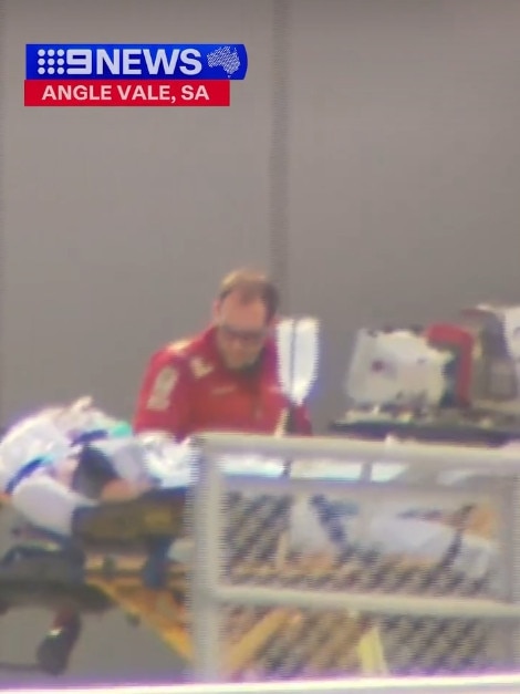 Nau was left in serious condition. Picture: NINE NEWS