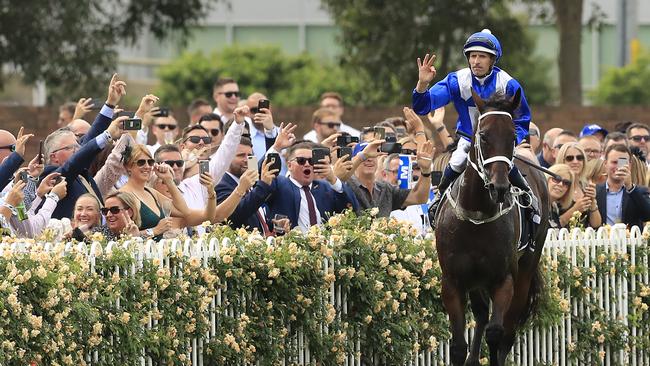 Horseracing fans flock to the Golden Slipper each March. Picture: Getty Images