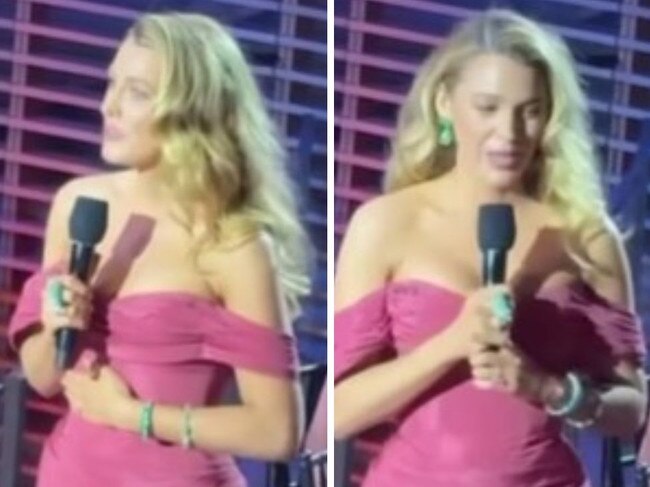 Blake Lively gave a stirring speech at the Time100 Gala on Thursday. Picture: Supplied