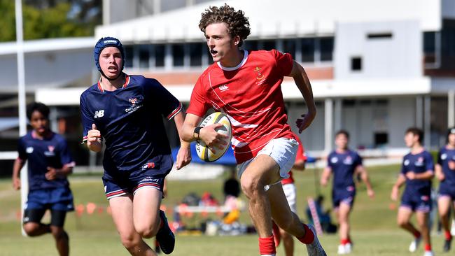 TAS First XV rugby between Canterbury College and St Paul's School. Saturday May 27, 2023. Picture, John Gass