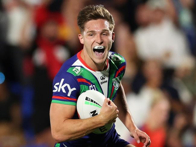 The Warriors’ halves situation is a bit murky to start in 2025, but Luke Metcalf could have some value in SuperCoach Draft. Picture: Getty Images