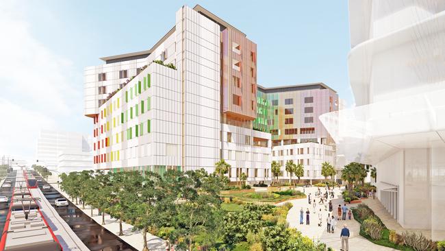 Artist impression of the new children’s hospital.