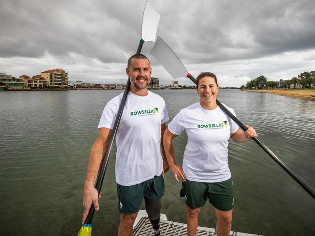 World Paralympic rowing crew of the year, Jed Altschwager and Nikki Ayers. Picture: Tom Huntley