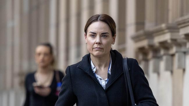 Detective Abbey Justin told the jury she led the investigation until she transferred from the missing persons squad in August 2020. Picture: Newswire / David Geraghty