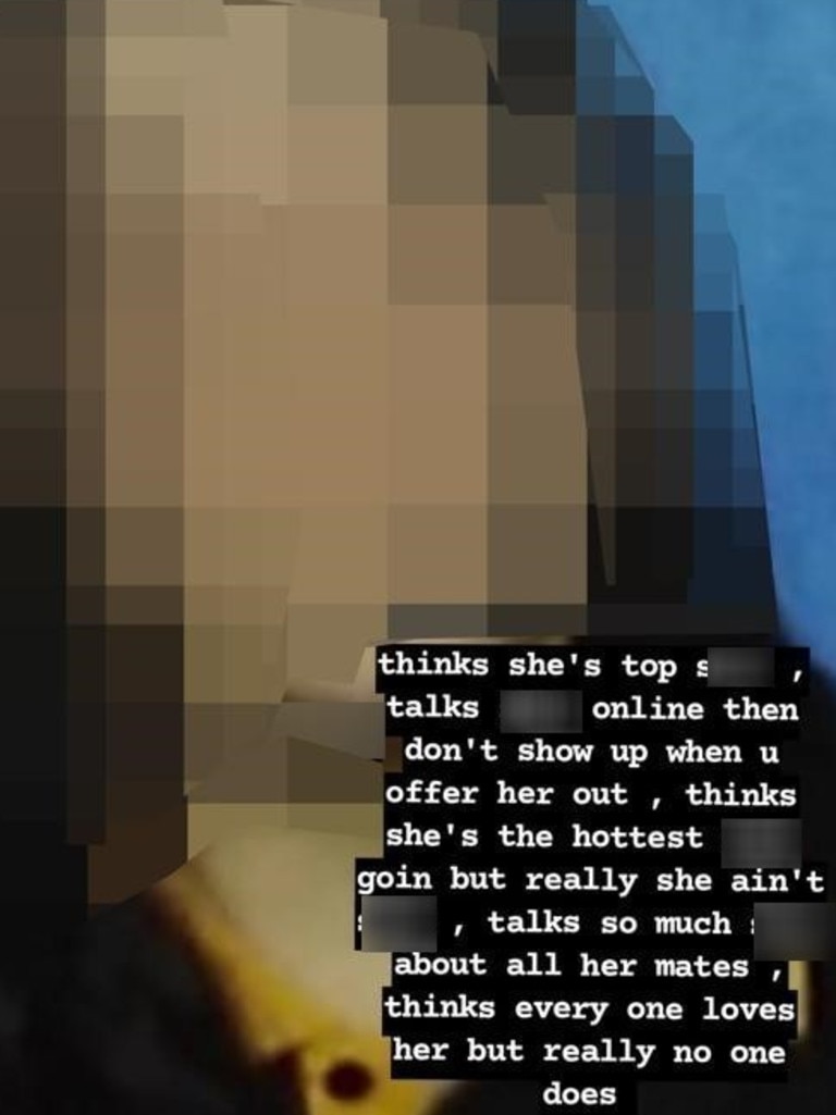 Some Instagram accounts showed extreme cases of bullying. Picture: Instagram