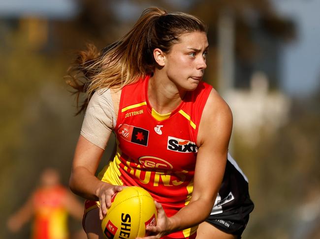 Whitfort was named in the 2023 All-Australian squad after a standout season. Picture: Michael Willson/AFL Photos via Getty Images