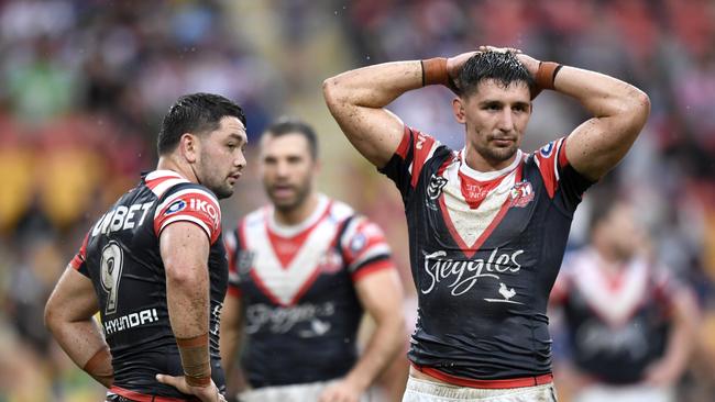 The Roosters have lost their way, and feel used by Joseph Suaalii. Picture: NRL Photos.