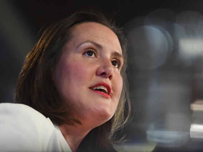 Federal Minister for Women Kelly O'Dwyer lashed out at colleagues and Liberal officials on Monday. Picture: AAP/Lukas Coch