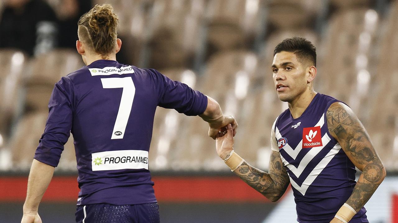 Michael Walters is having a below-par season for Fremantle. (Photo by Daniel Pockett/AFL Photos/via Getty Images)