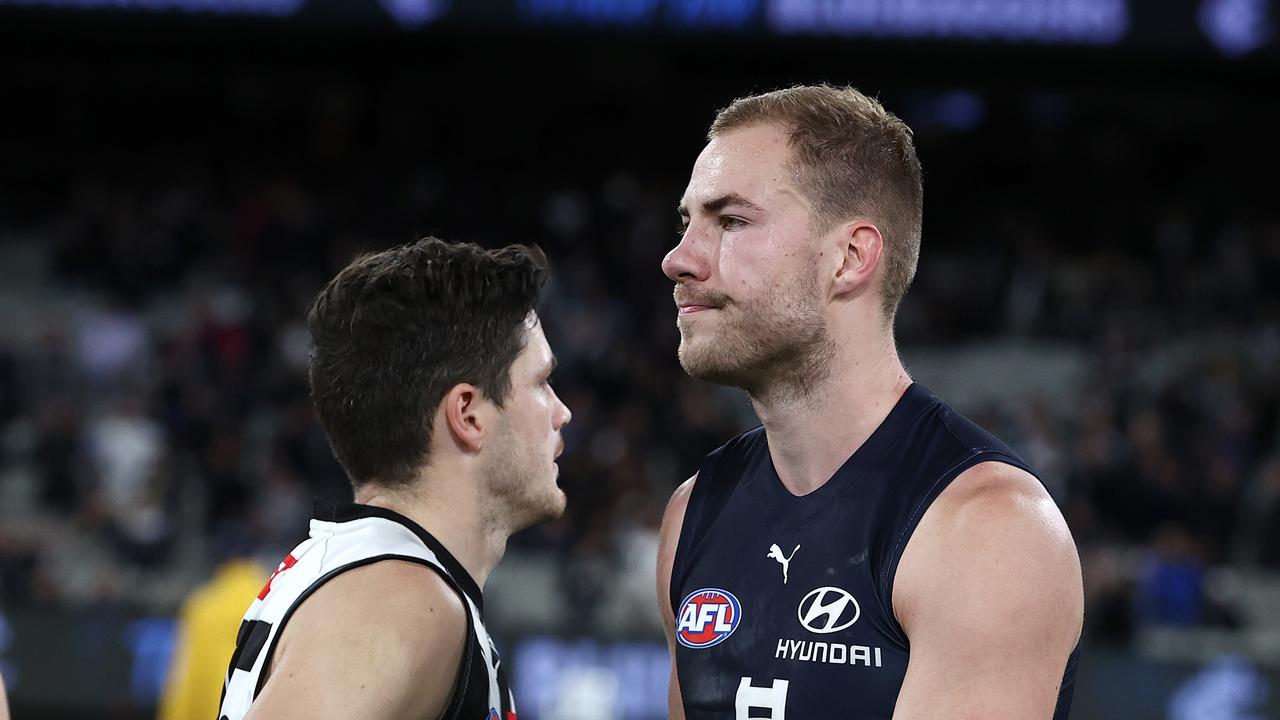 It’s a tough blow for Carlton. Picture: Michael Klein