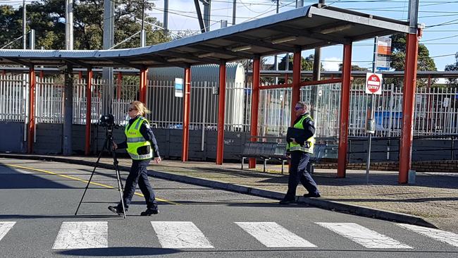 Officers are investigating after woman was hit and killed by a bus at Croydon station. Picture: Kiel Egging