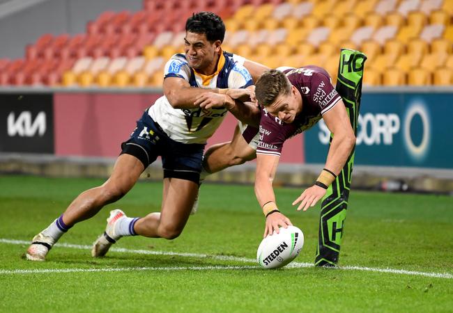 Reuben Garrick is scoring tries for fun (AAP Image/Supplied by NRL Photos, Scott Davis)