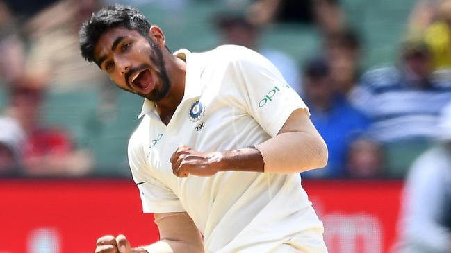 Jasprit Bumrah was a handful for the Aussies. Picture: Getty Images