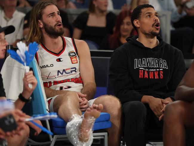 The Hawks won game four without Sam Froling and Trey Kell. Picture: Daniel Pockett/Getty Images.