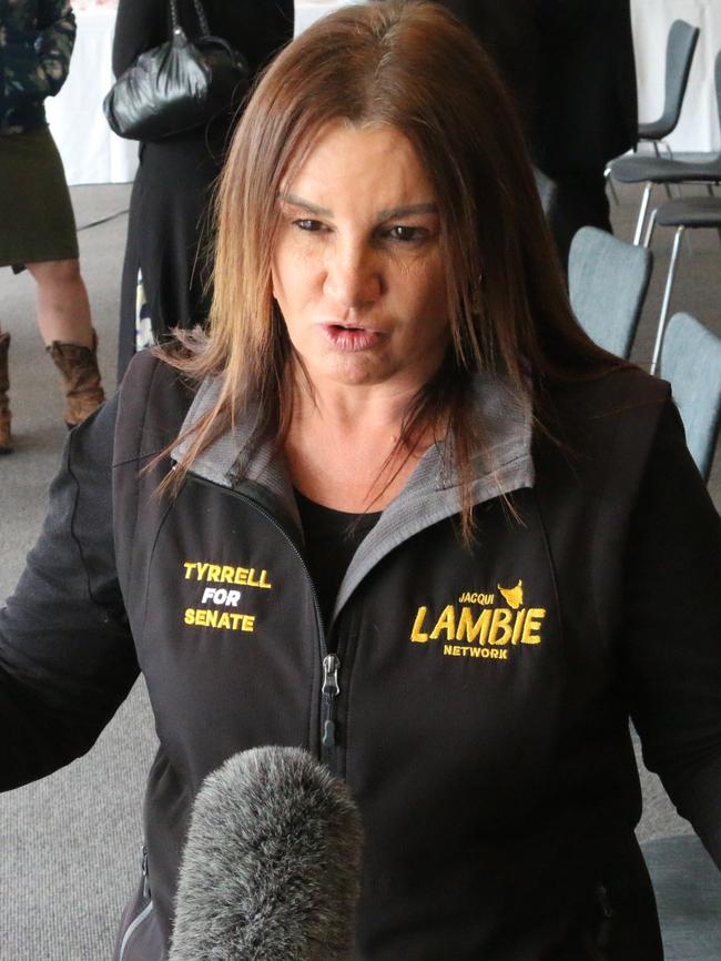 Senator Jacqui Lambie also said she had Aboriginal connections.