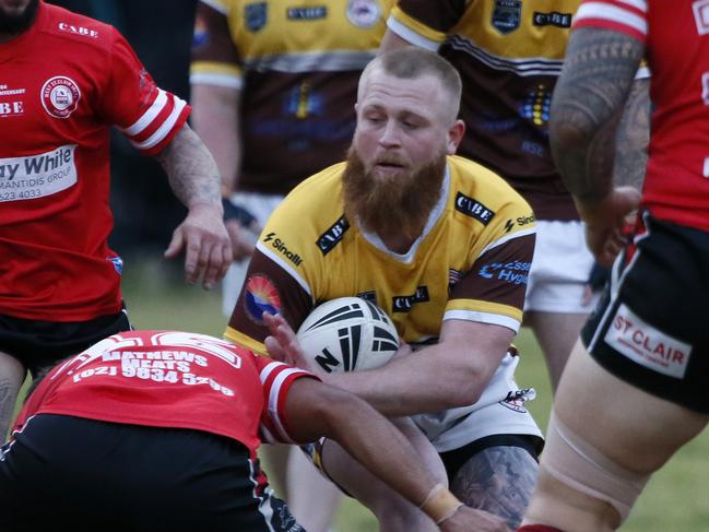 Kobi Collins scored a try for Cambridge Park. Photographer: Warren Gannon Photography