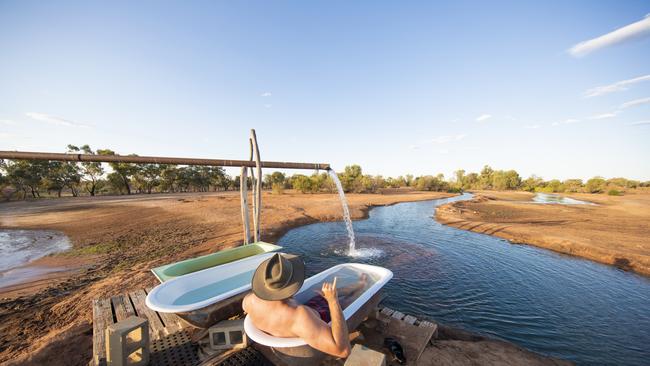 Escape to Outback Queensland bliss at Charlotte Plains Station in Cunnamulla. Picture: Tourism and Events Queensland