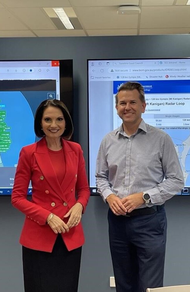 Sunshine Coast mayor Rosanna Natoli and deputy premier have met to discuss preparations for the upcoming weather event.