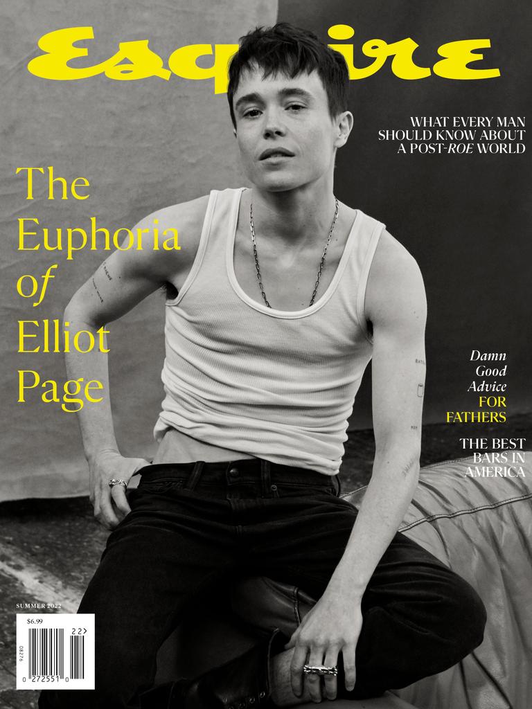 The actor pictured on the cover of Esquire. Picture: Ruven Afanador/Esquire