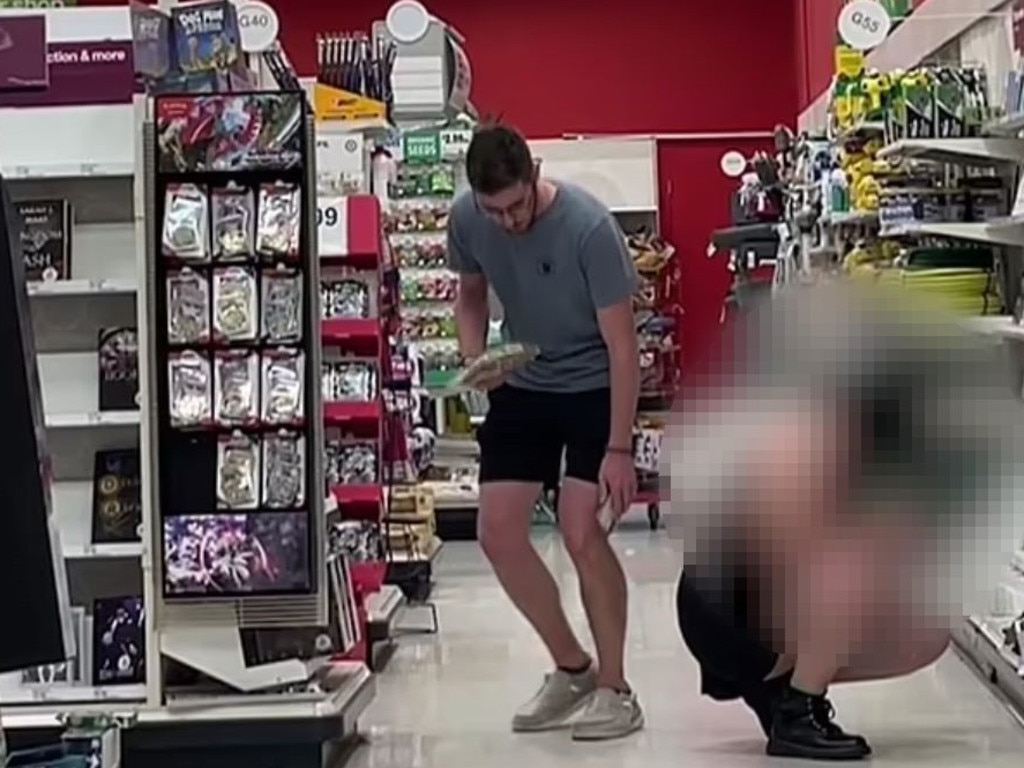 Thomas Ryan Elliott has been charged after allegedly being caught filming up a woman’s skirt in Target. Picture: Supplied