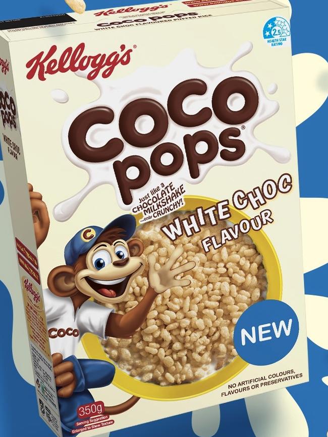 White Coco Pops came out this year. Picture: Supplied