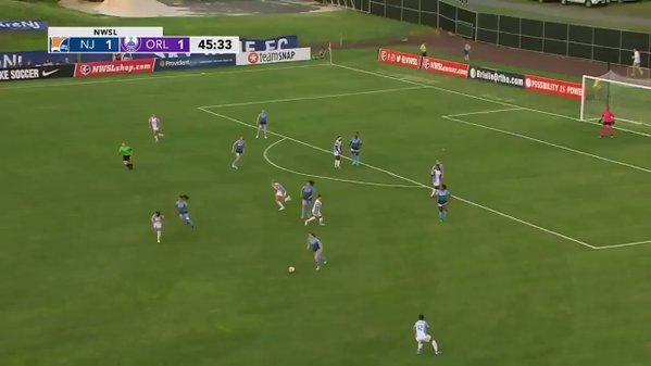 Aussie Sam Kerr Scores Audacious Bicycle Kick in the National Women's Soccer League. Credit - Twitter/Sky Blue FC via Storyful